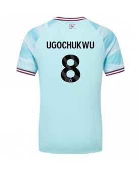 Billige Fotballdrakt Burnley Lesley Ugochukwu #8 Replika Bortedrakt 2025-26 Kortermet Billige Fotballdrakt Burnley Lesley Ugochukwu #8 Replika Bortedrakt 2025-26 Kortermet